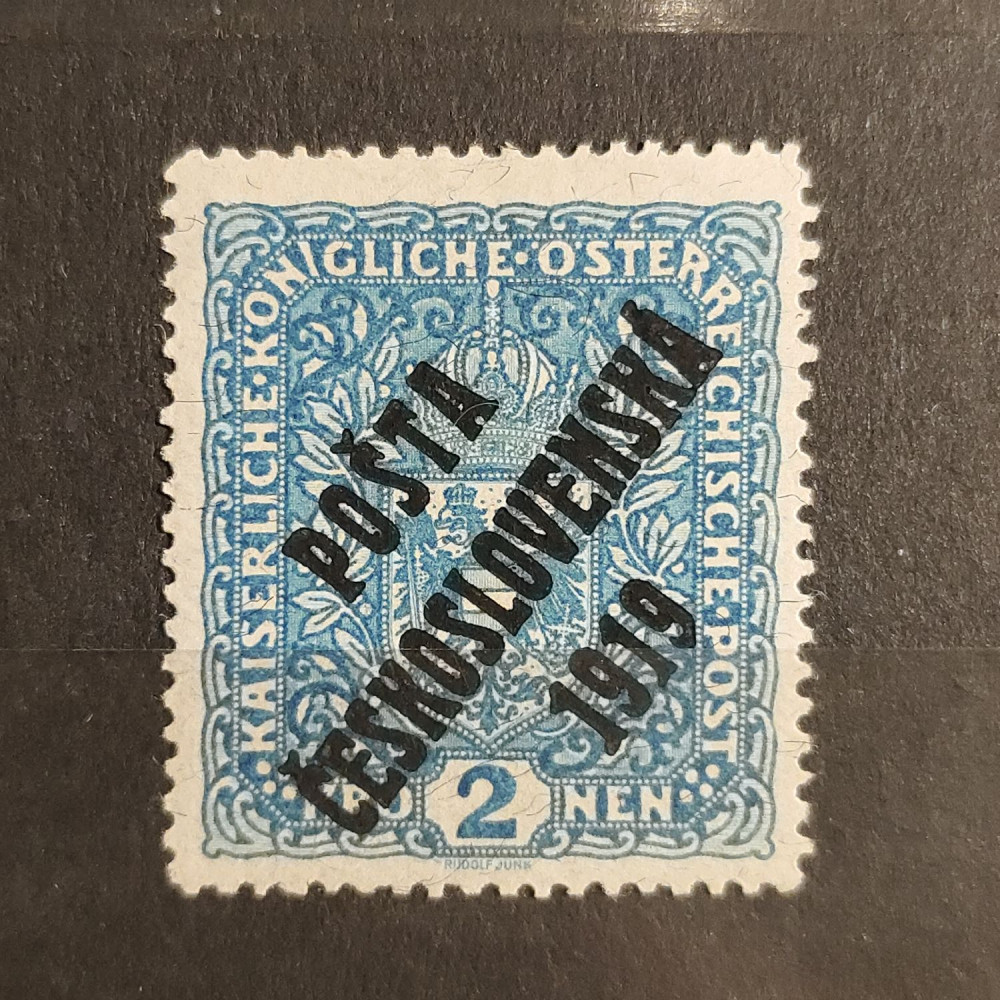 Sello Posta Ceskoslovenska 1919, PC 1919, , MH* 