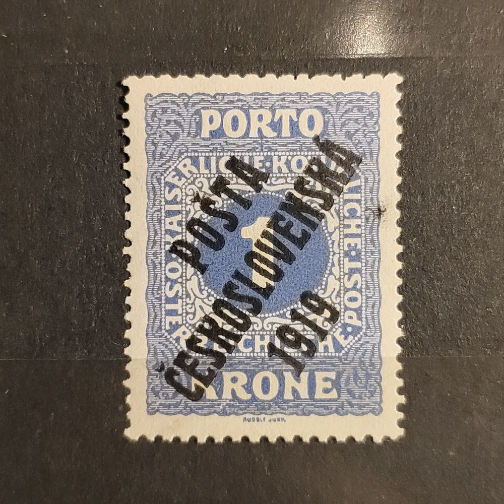 Selo Tchecoslováquia PČ 1919 , 1K, Mi.89, MH* 