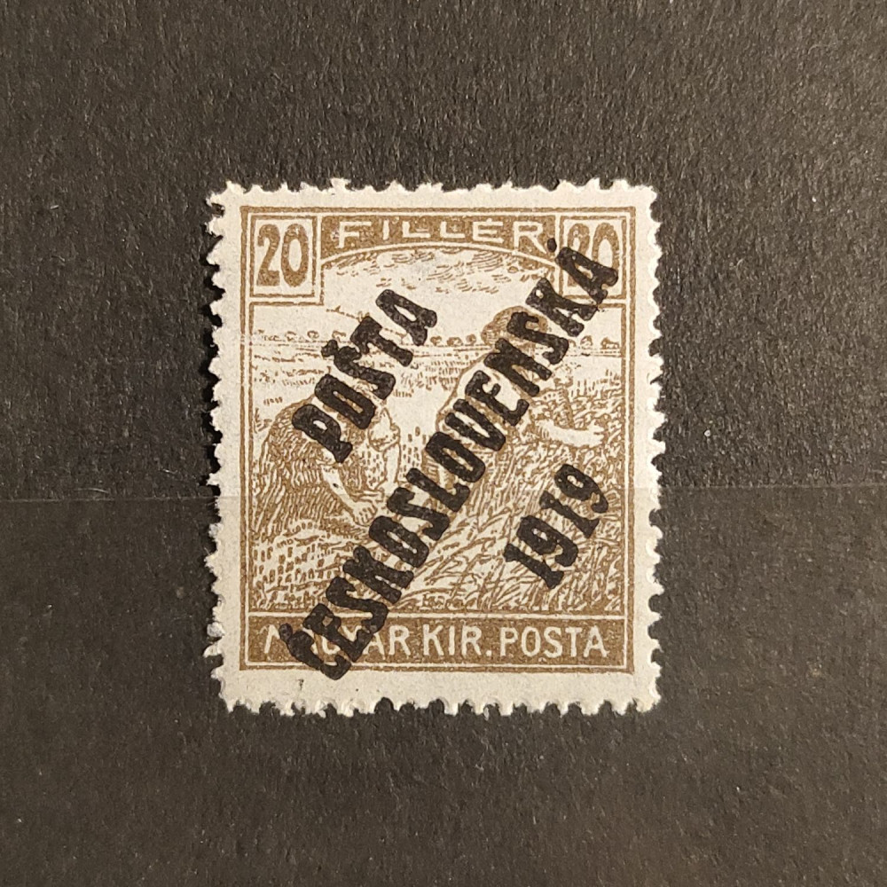Briefmarke Tschechoslowakie PČ 1919 , 20f, Mi.126** 