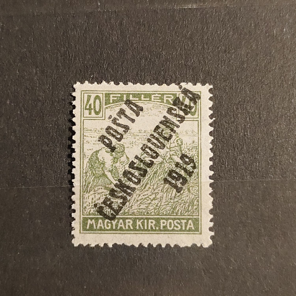 Briefmarke Tschechoslowakie PČ 1919 , 40f, Mi.129** 