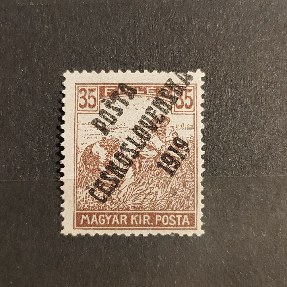 Sello Checoslovaquia PČ 1919 , 35f, Mi.128, MNH** 
