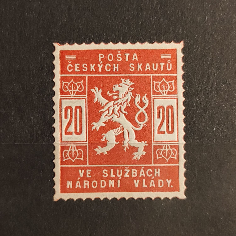 Briefmarke Tschechoslowakie, 20h, Mi.II ** 