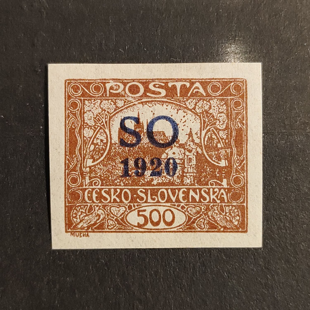 Briefmarke Tschechoslowakie, 500h, Mi.24* 