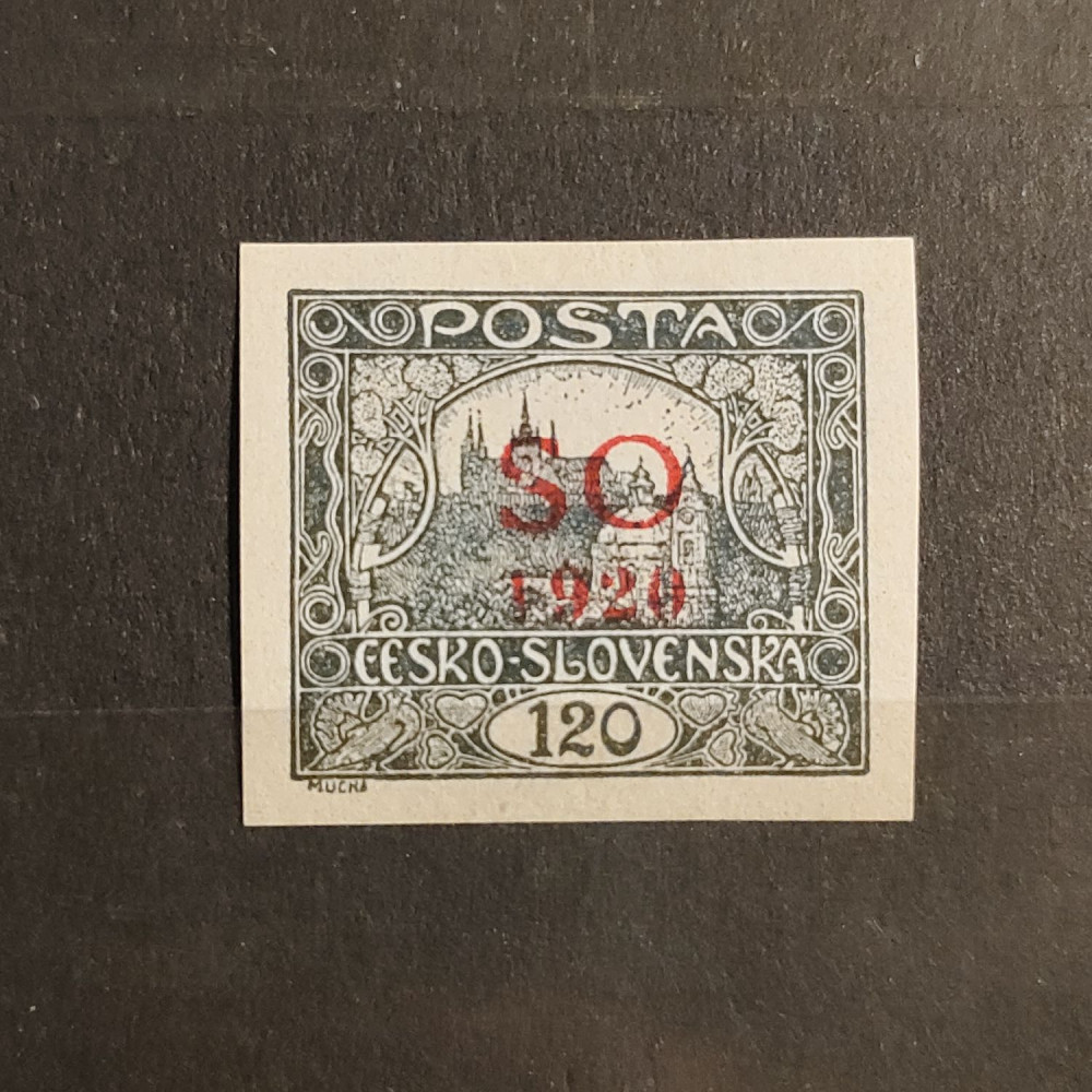 Briefmarke Tschechoslowakie, 120h, Mi.20* 