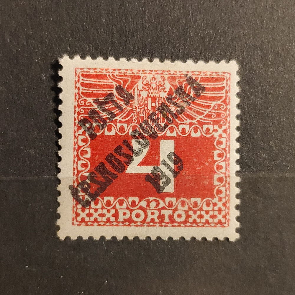 Selo Tchecoslováquia PČ 1919 , 4h, Mi.75, MH* 