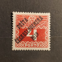 PČ 1919 - doplatní - velké číslo
