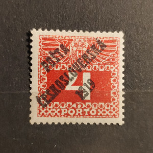 PČ 1919 - doplatní - velké číslo