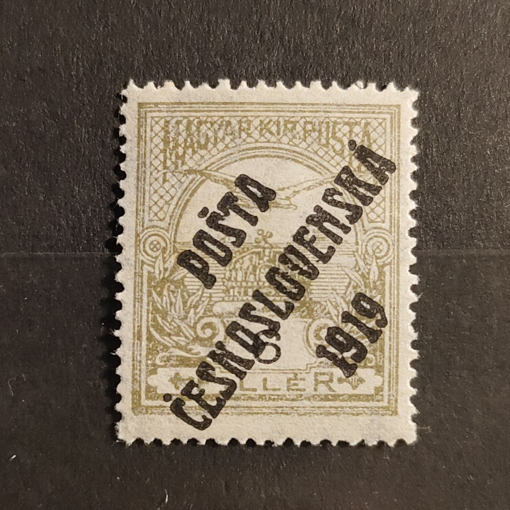 Briefmarke Tschechoslowakie PČ 1919 , 6f, Mi.107* 