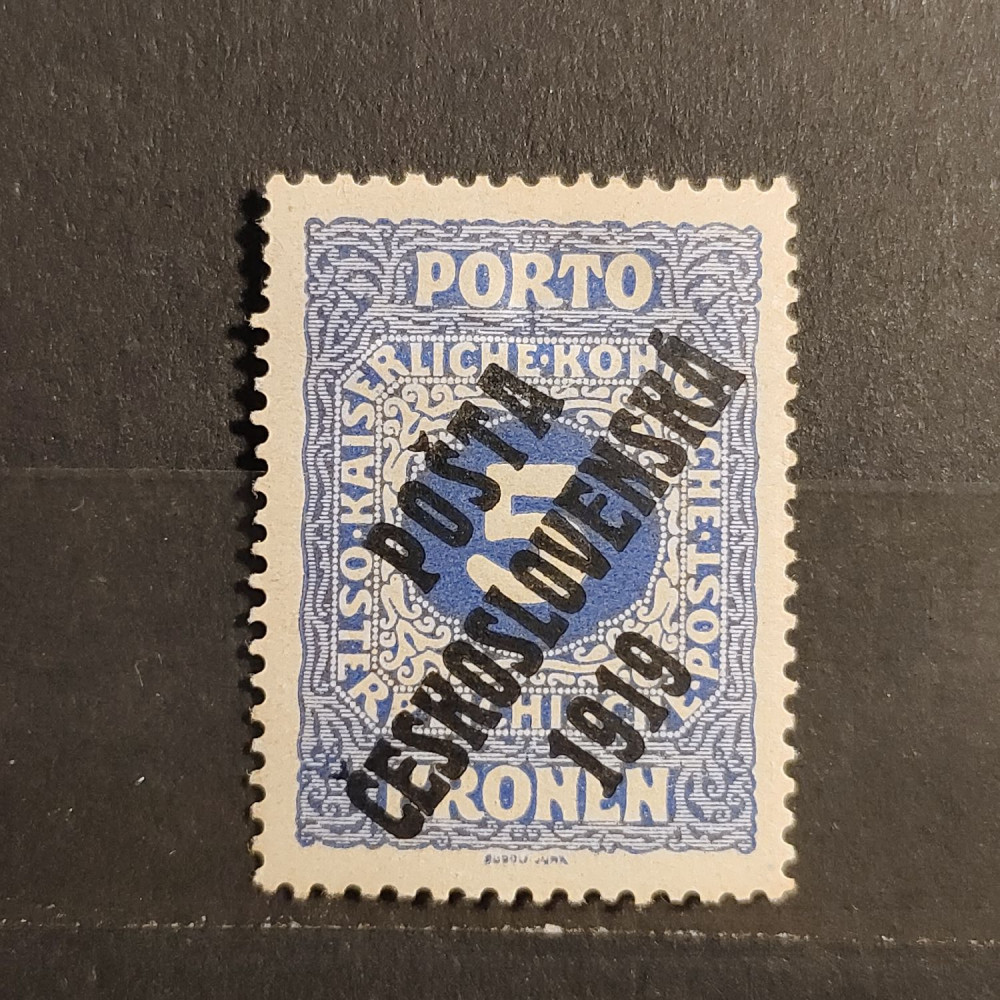 Briefmarke Tschechoslowakie PČ 1919 , 5K, Mi.90* 