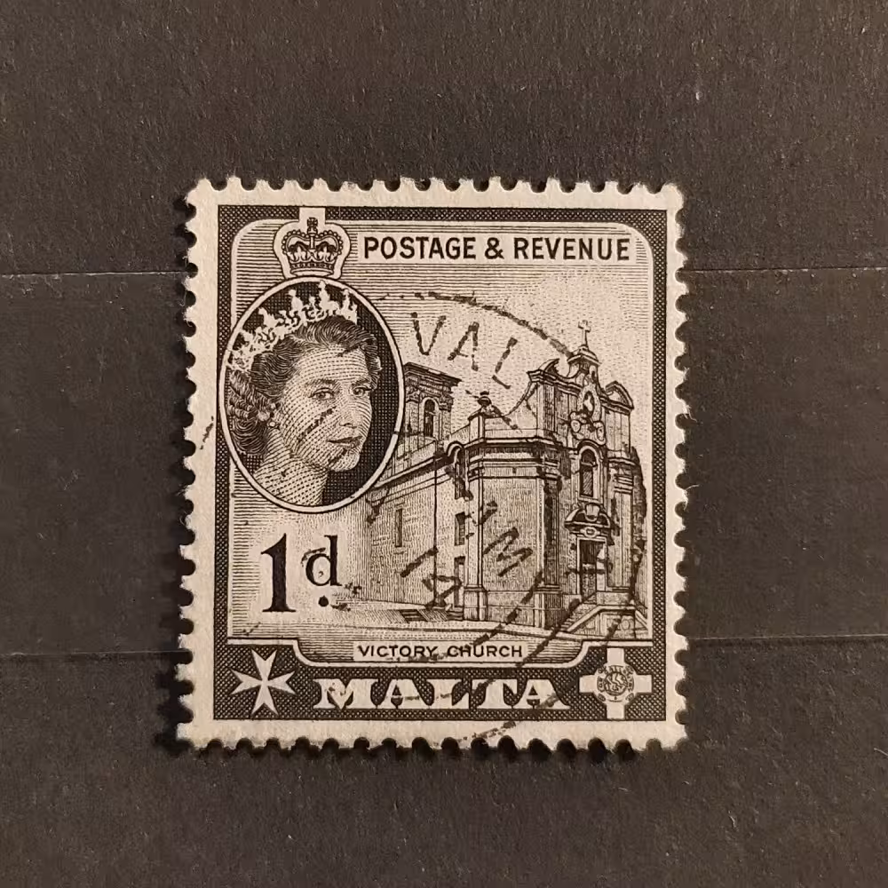 Stamp Malta, 1d, Mi.239, used# 