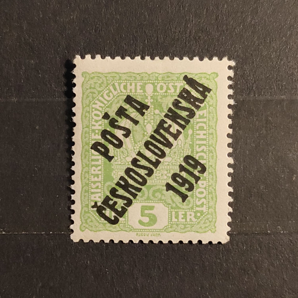 Selo Tchecoslováquia PČ 1919 , 5h, Mi.41, MH* 