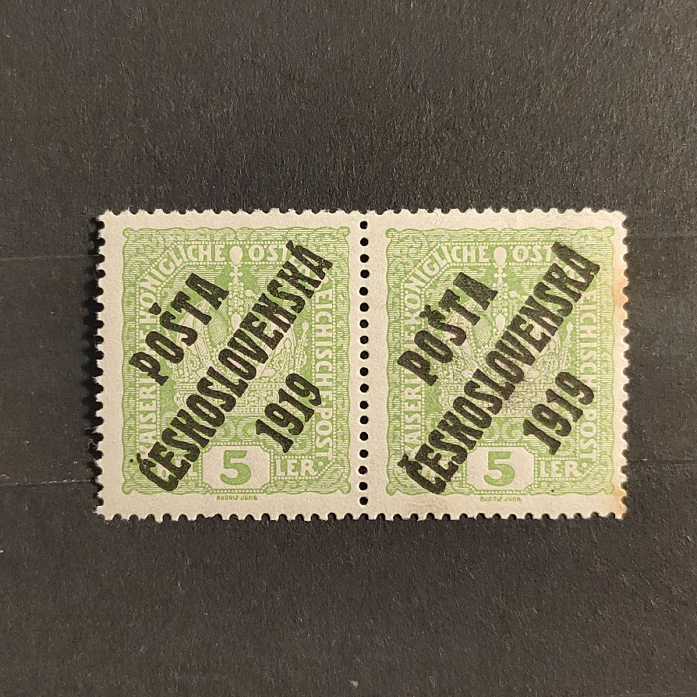 Par Tchecoslováquia PČ 1919 , 5h, Mi.41, MNH** 