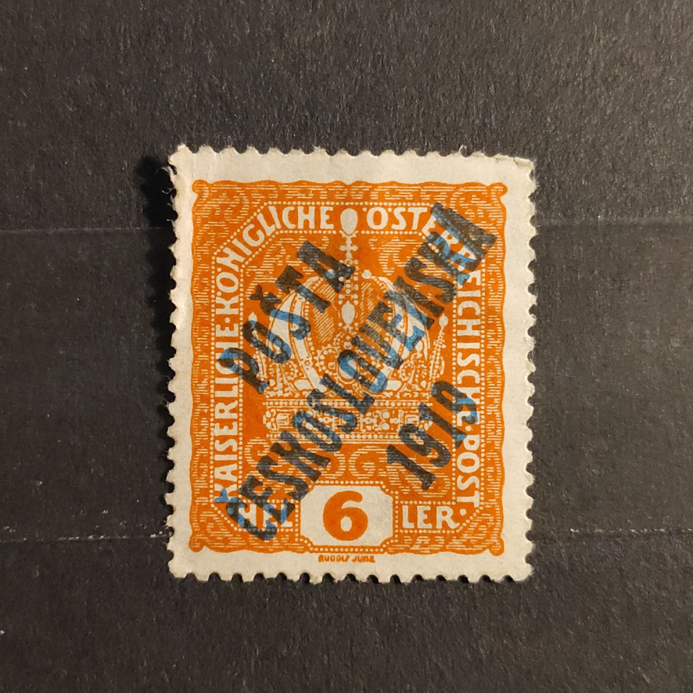 Selo Tchecoslováquia PČ 1919 , 6h, Mi.42, (*)(*) 