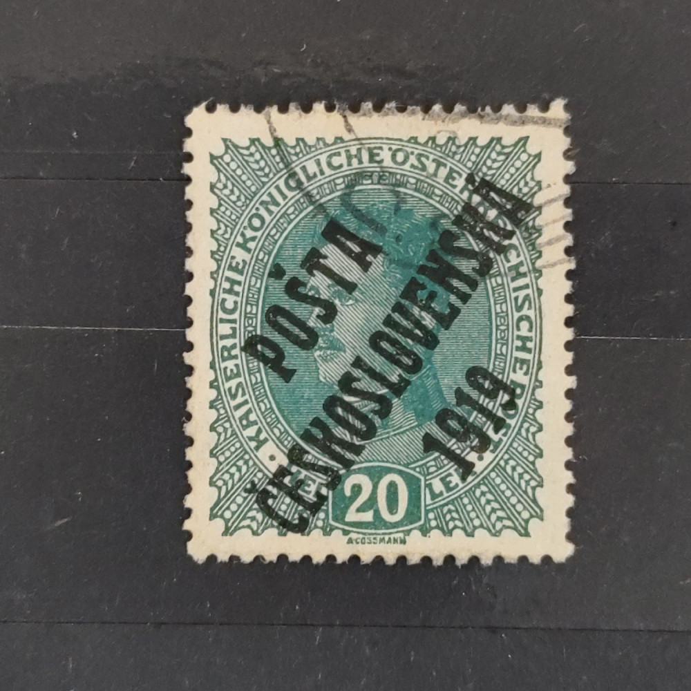 Selo Tchecoslováquia PČ 1919 , 20h, Mi.64, usado# 