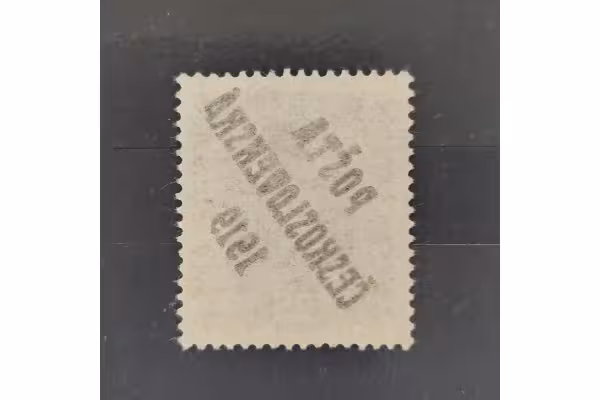 Obtisk ČSR PČ 1919 , 25h, Pof.40*, II. typ přetisku 