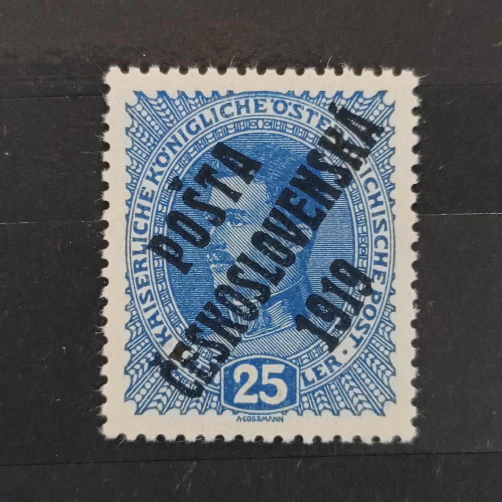 Briefmarke Tschechoslowakie PČ 1919 , 25h, Mi.65** 