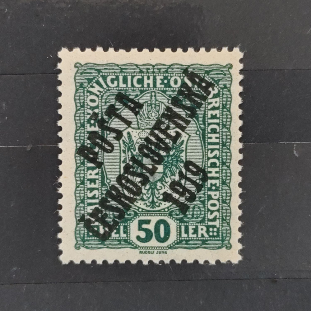 Sello Checoslovaquia PČ 1919 , 50h, Mi.46, MNH** 