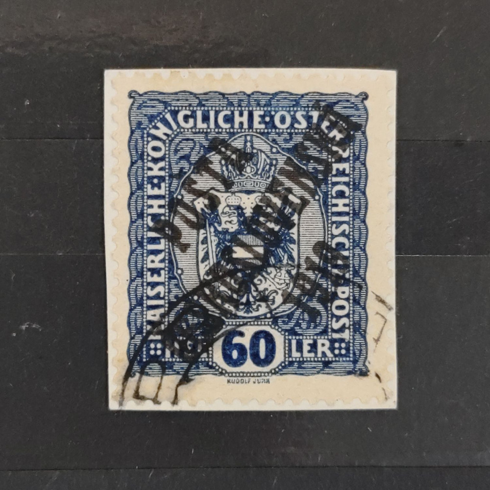 Recorte Checoslovaquia PČ 1919 , 60h, Mi.47, usado# 