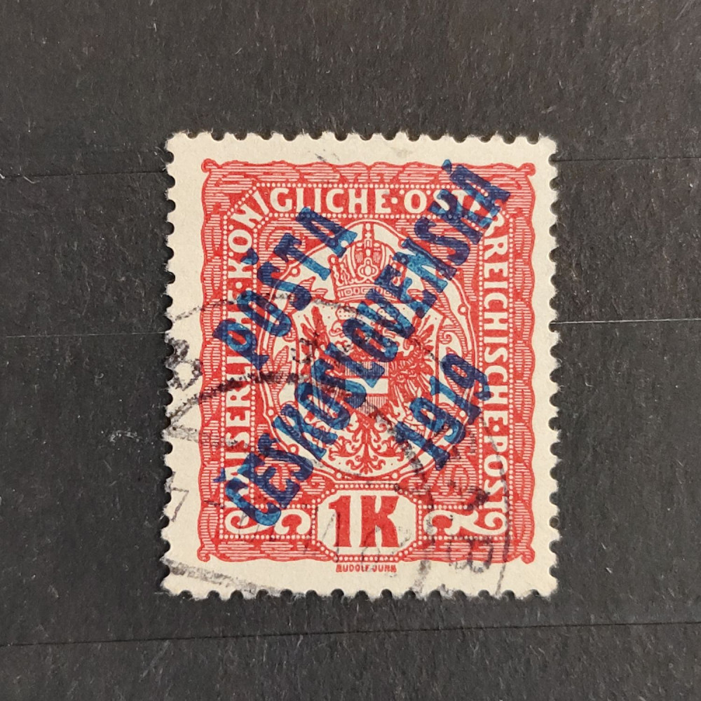 Sello Checoslovaquia PČ 1919 , 1K, Mi.50, usado# 