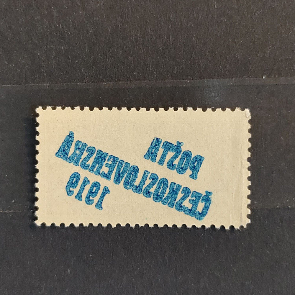 Calco (offset) Checoslovaquia, 2h, Mi.69, MNH** 