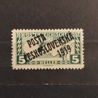 Briefmarke Tschechoslowakie, 5h, Mi.70** 