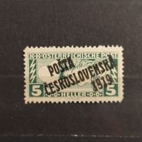 Briefmarke Tschechoslowakie, 5h, * 
