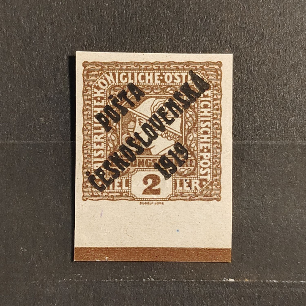Sello Checoslovaquia PČ 1919 , 2h, Mi.99, MNH** 