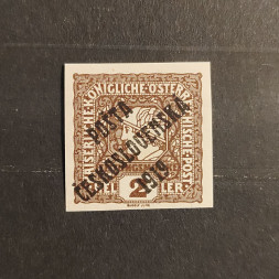 Briefmarke Tschechoslowakie PČ 1919 , 2h, Mi.99* 