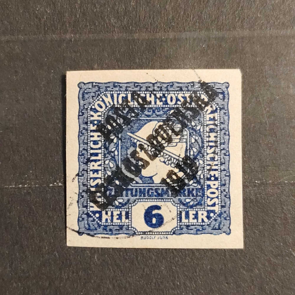 Sello Checoslovaquia PČ 1919 , 6h, Mi.101, usado# 