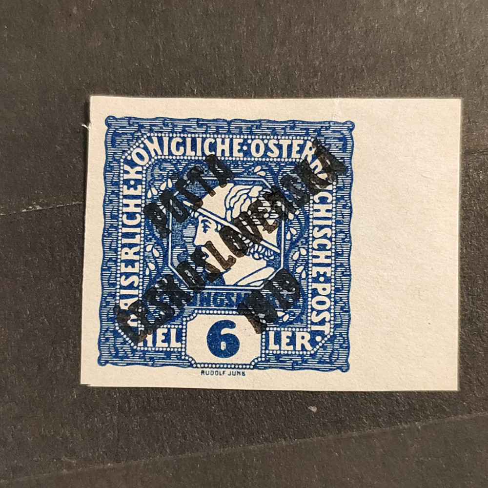 Sello Checoslovaquia PČ 1919 , 6h, Mi.101, (*)(*) 