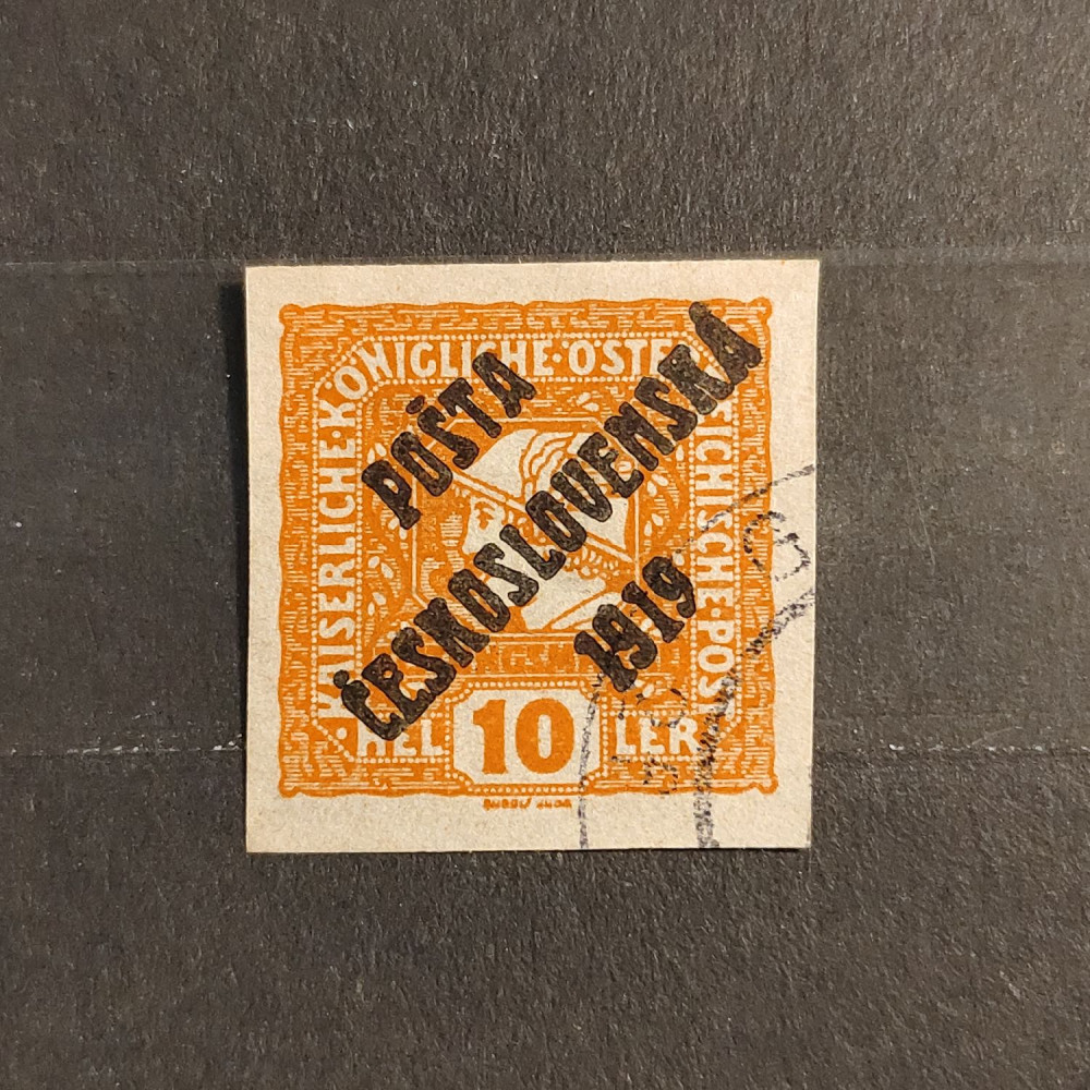 Selo Tchecoslováquia PČ 1919 , 10h, Mi.102, usado# 