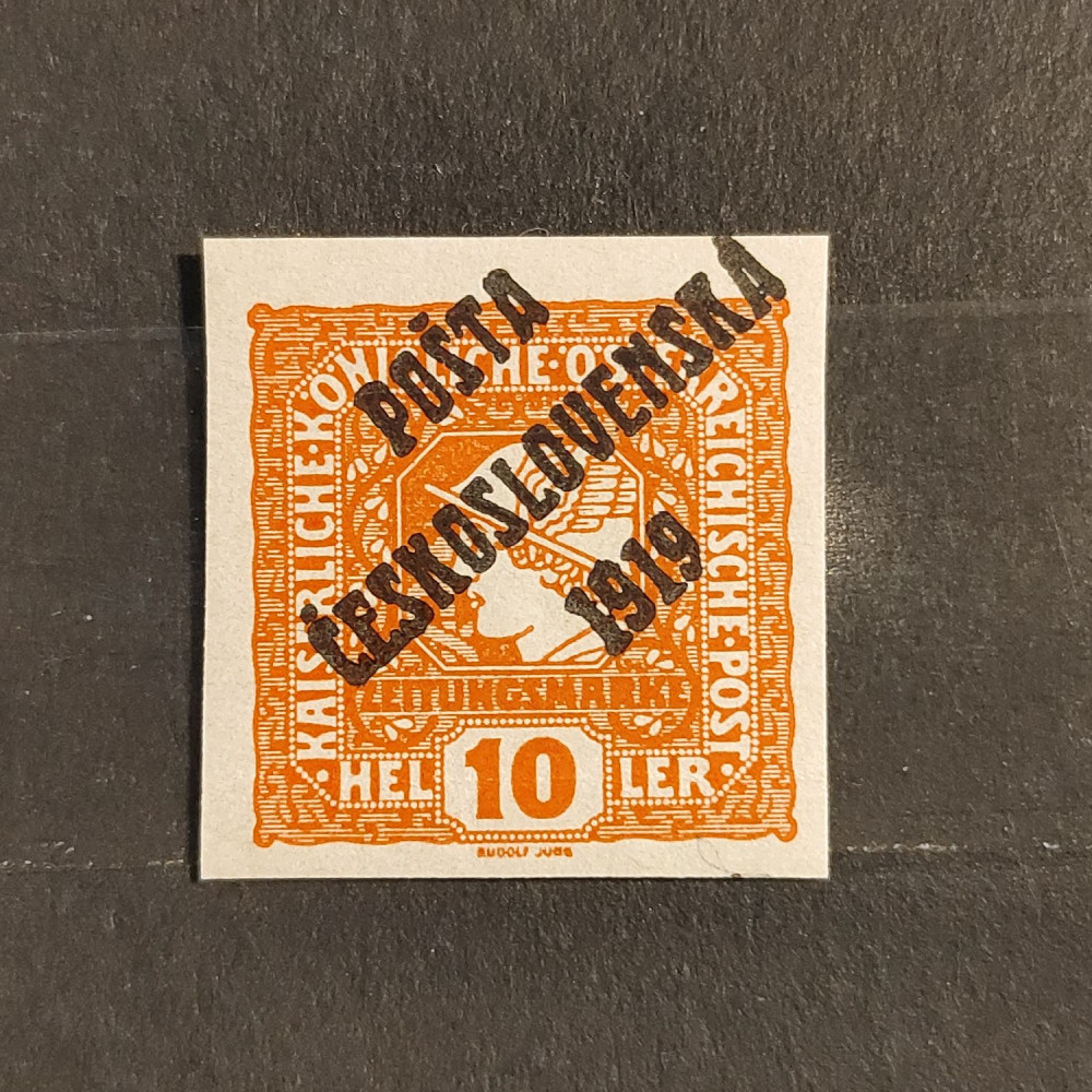 Selo Tchecoslováquia PČ 1919 , 10h, Mi.102, MH* 