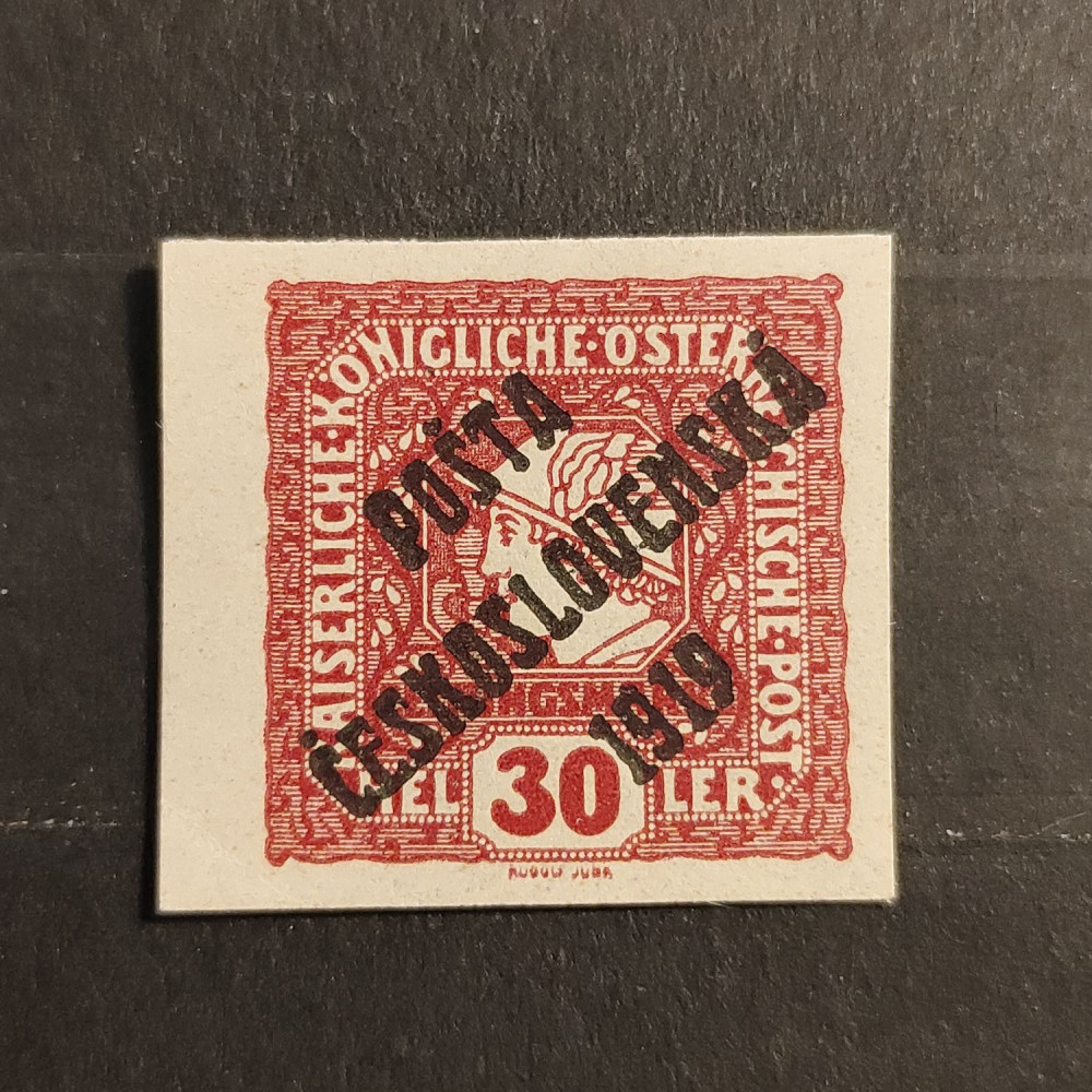 Briefmarke Tschechoslowakie PČ 1919 , 30h, Mi.106** 