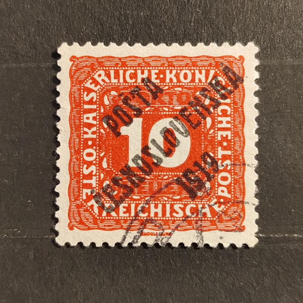 Briefmarke Tschechoslowakie PČ 1919 , 10h, Mi.82# 