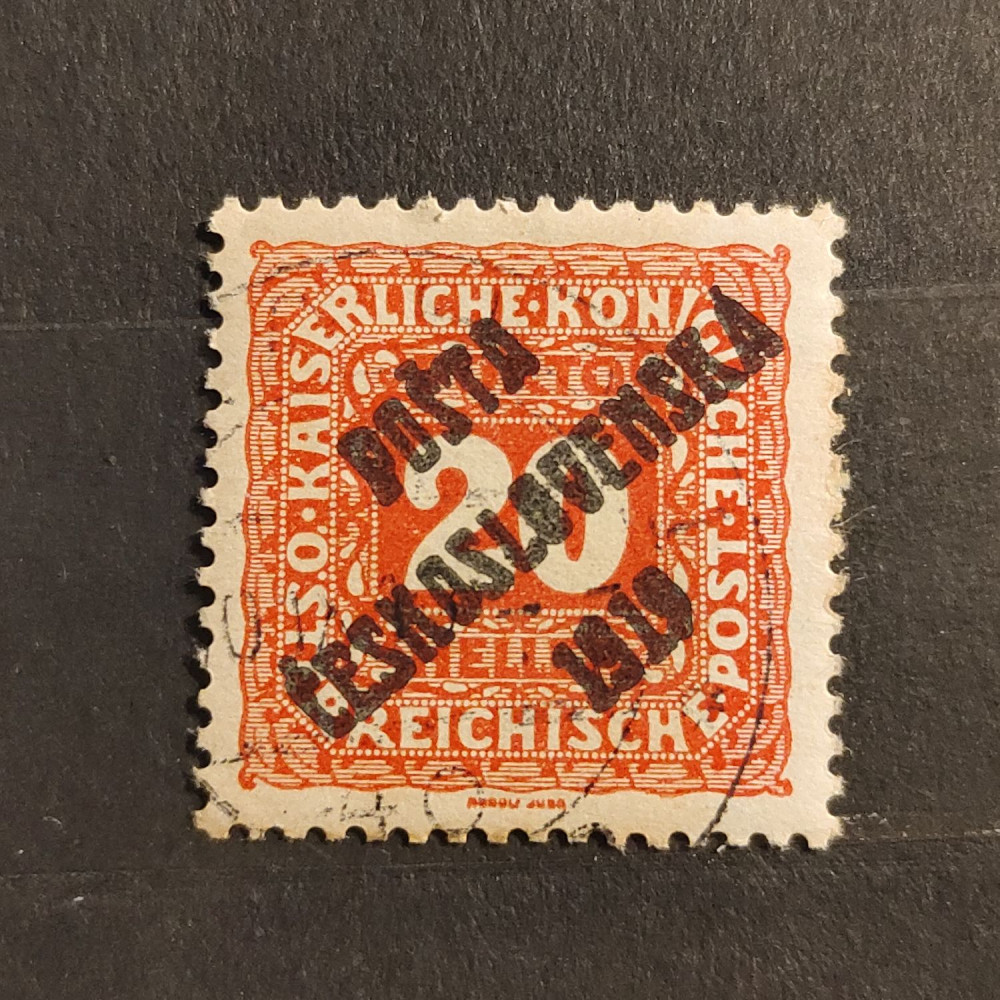 Sello Checoslovaquia PČ 1919 , 20h, Mi.84, usado# 