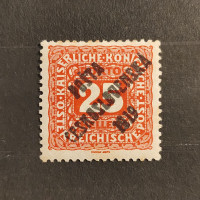 Briefmarke Tschechoslowakie PČ 1919 , 25h, Mi.85* 
