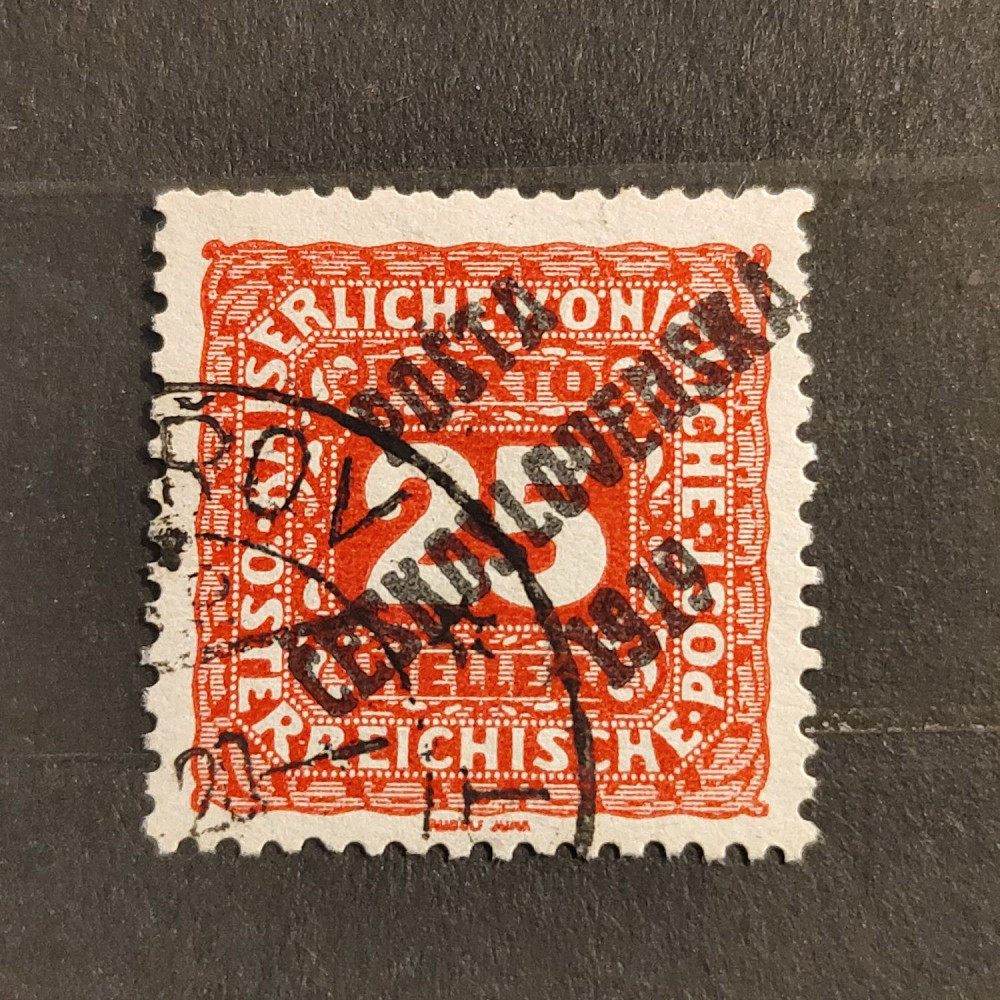 Briefmarke Tschechoslowakie PČ 1919 , 25h, Mi.85# 