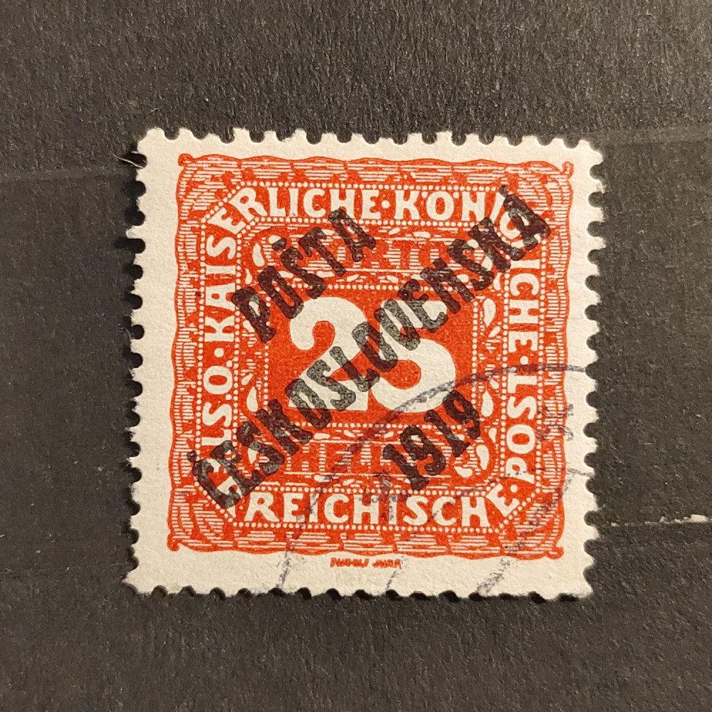 Sello Checoslovaquia PČ 1919 , 25h, Mi.85, usado# 