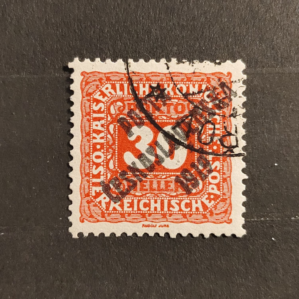 Briefmarke Tschechoslowakie PČ 1919 , 30h, Mi.86# 