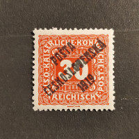 Briefmarke Tschechoslowakie PČ 1919 , 30h, Mi.86* 