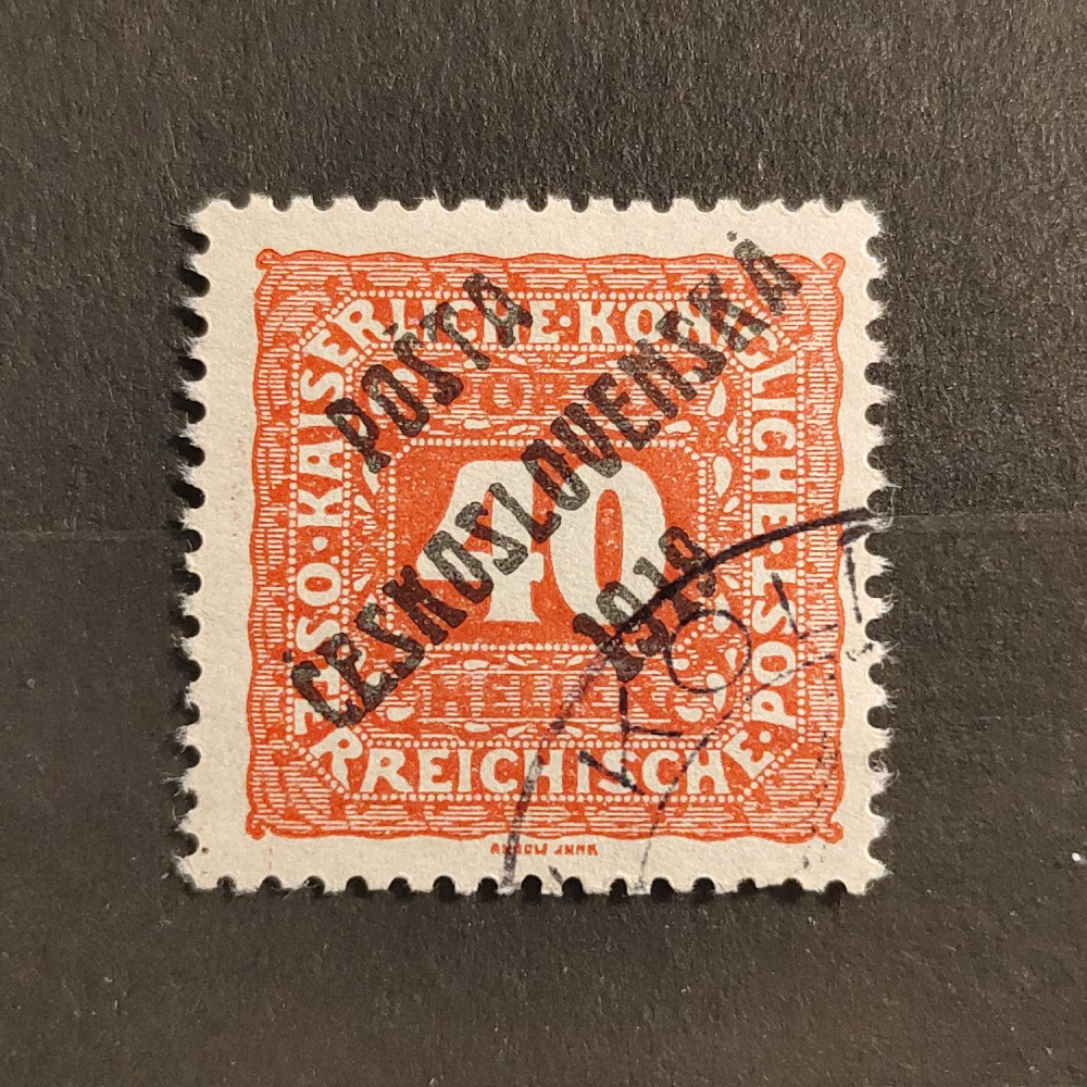 Briefmarke Tschechoslowakie PČ 1919 , 40h, Mi.87# 