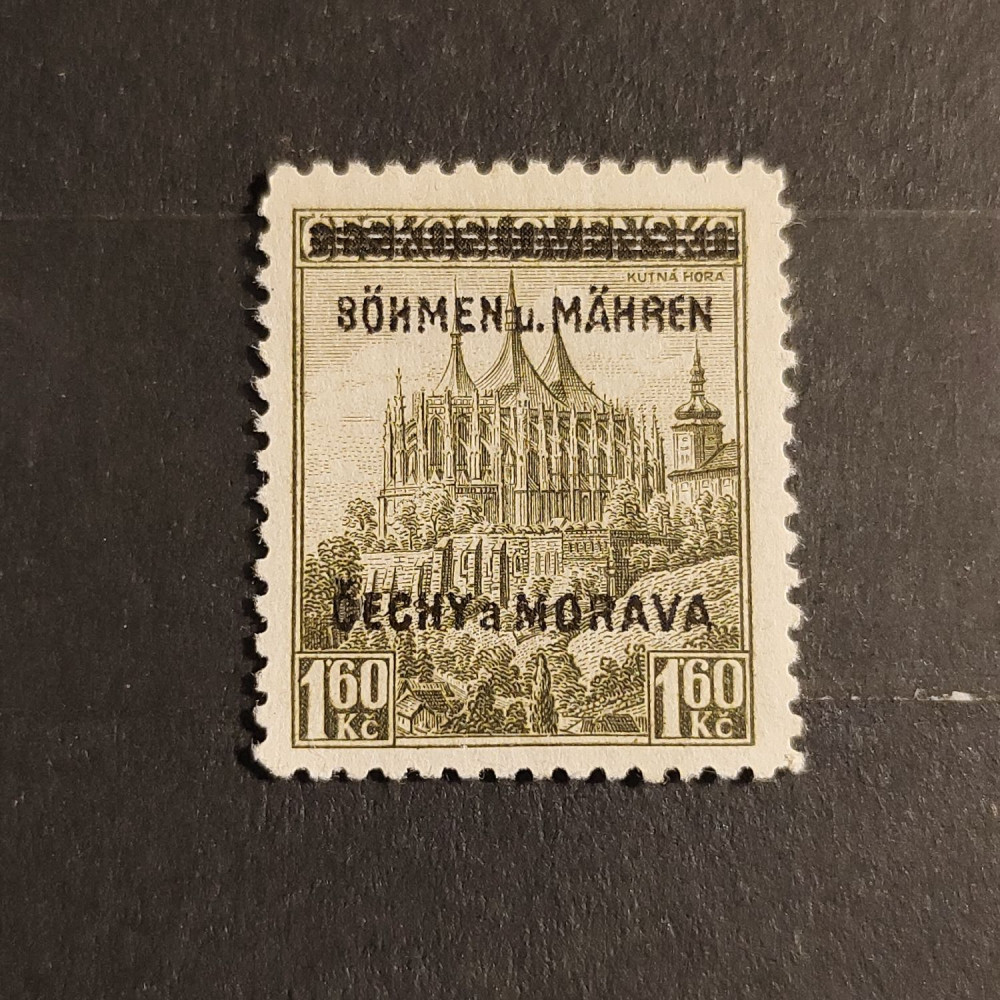 Selo Protetorado da Boêmia e Morávia, 1.60Kč, Mi.13, MNH** 