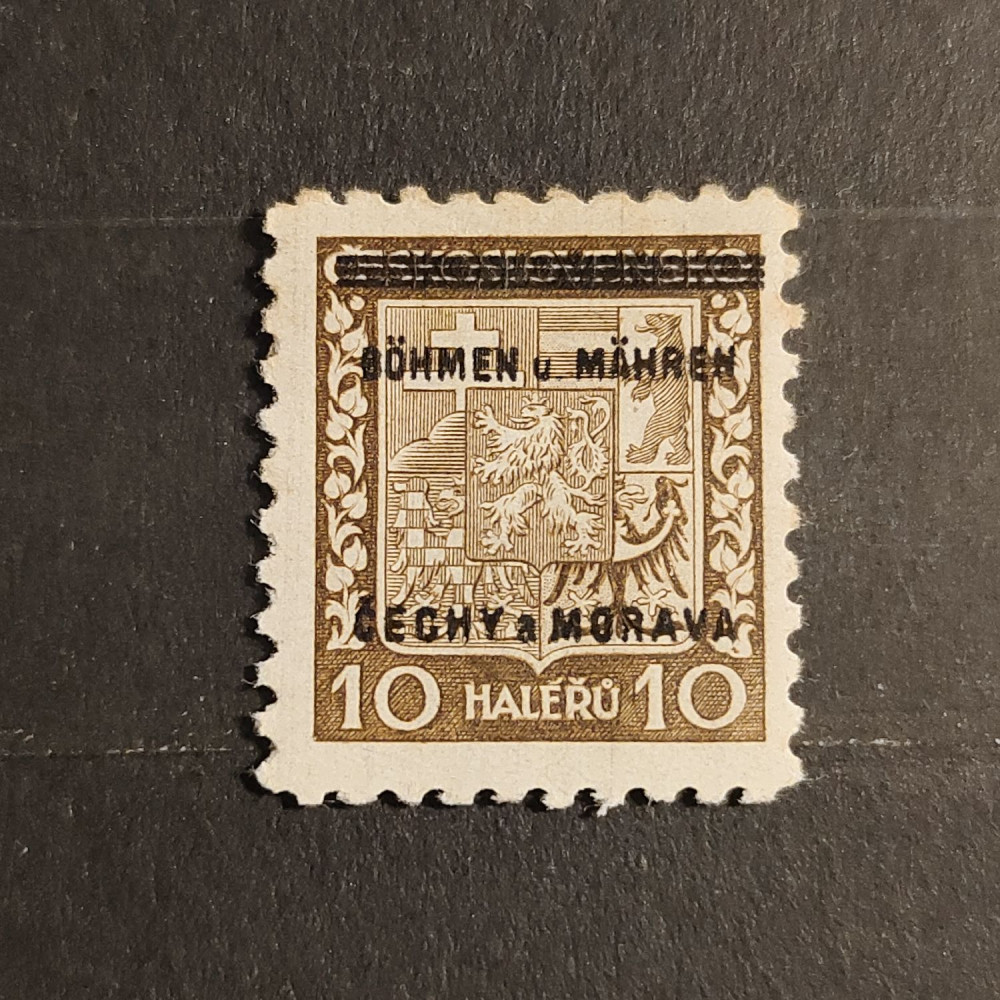 Selo Protetorado da Boêmia e Morávia, 10H, Mi.2, MNH** 