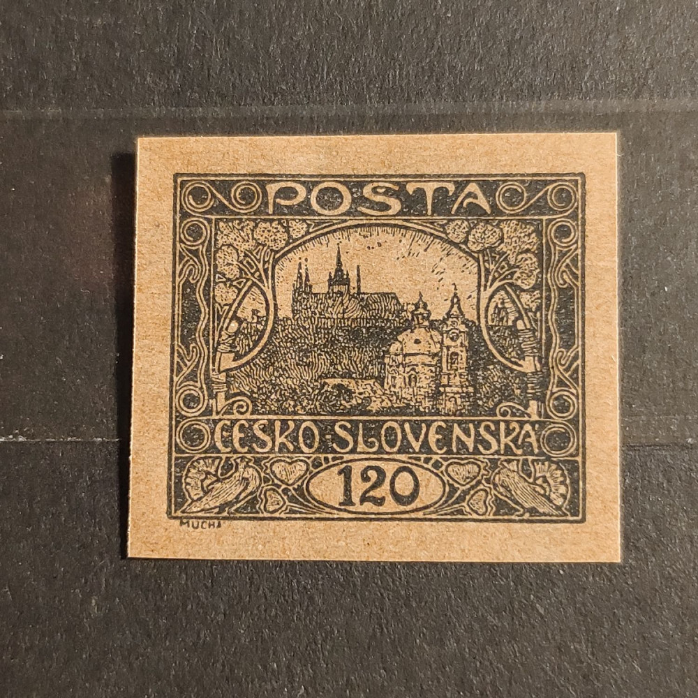 Provas de impressão Tchecoslováquia, 120h, Mi.32, MNH** 