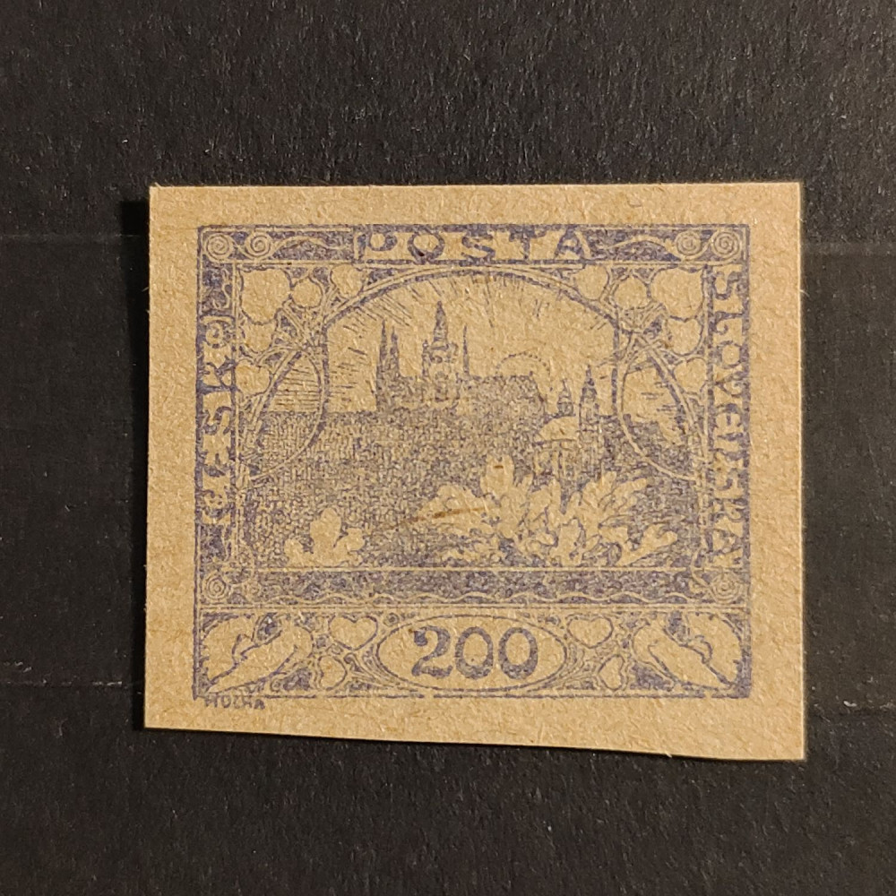Zkusmý tisk ČSR, 200h, Pof.22(*) 