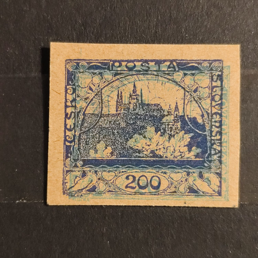 Zkusmý tisk ČSR, 200h, Pof.22(*) 