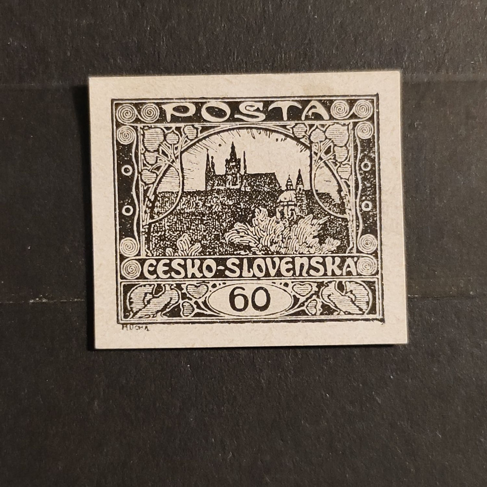Zkusmý tisk ČSR, 60h, Pof.17(*) 