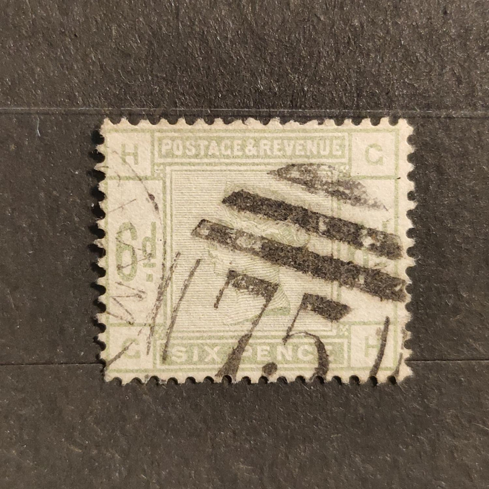 Známka Velká Británie Královna Viktoria, 6d, Sg.194# 1