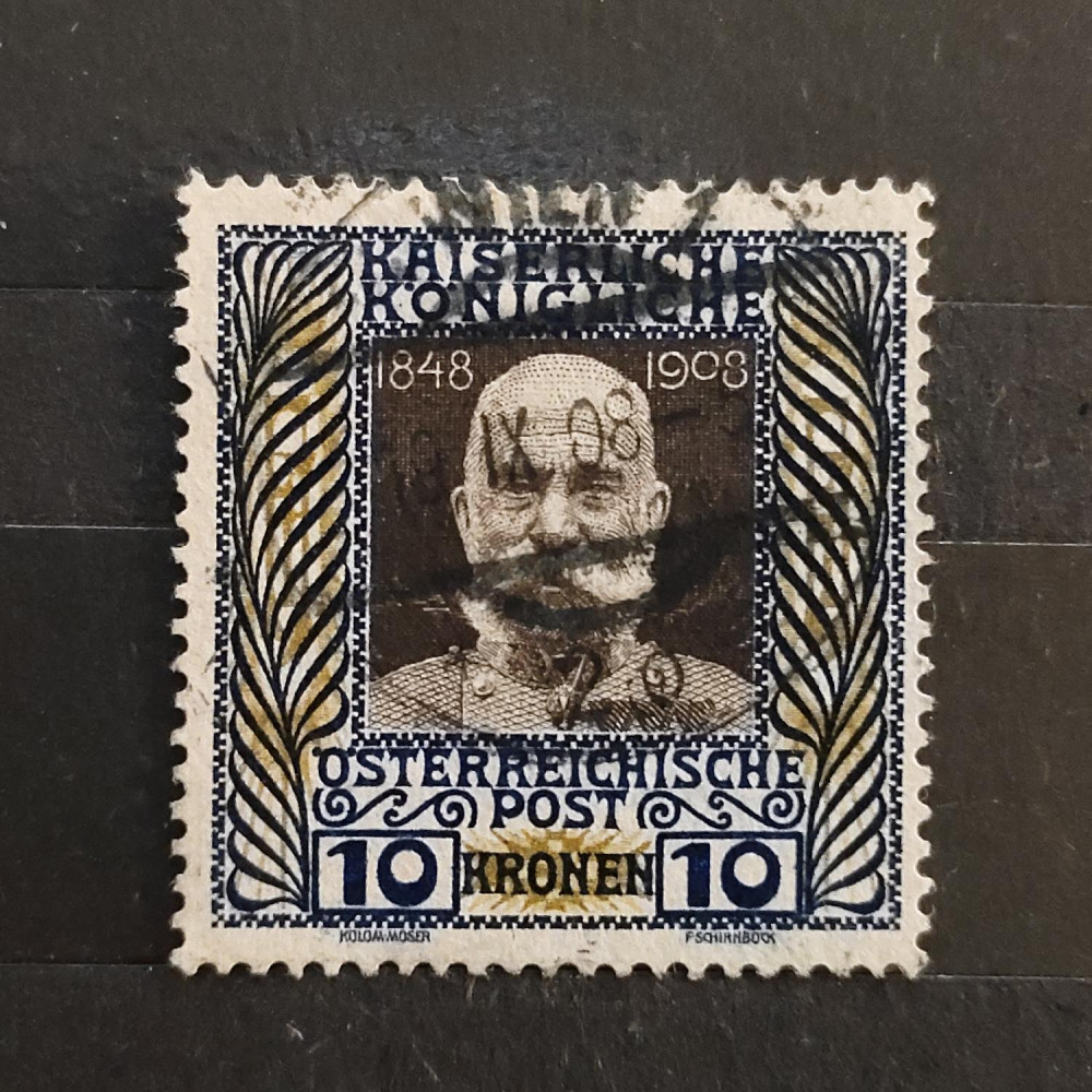 Selo Áustria, 10Kr, Mi.156, Usado/#  1