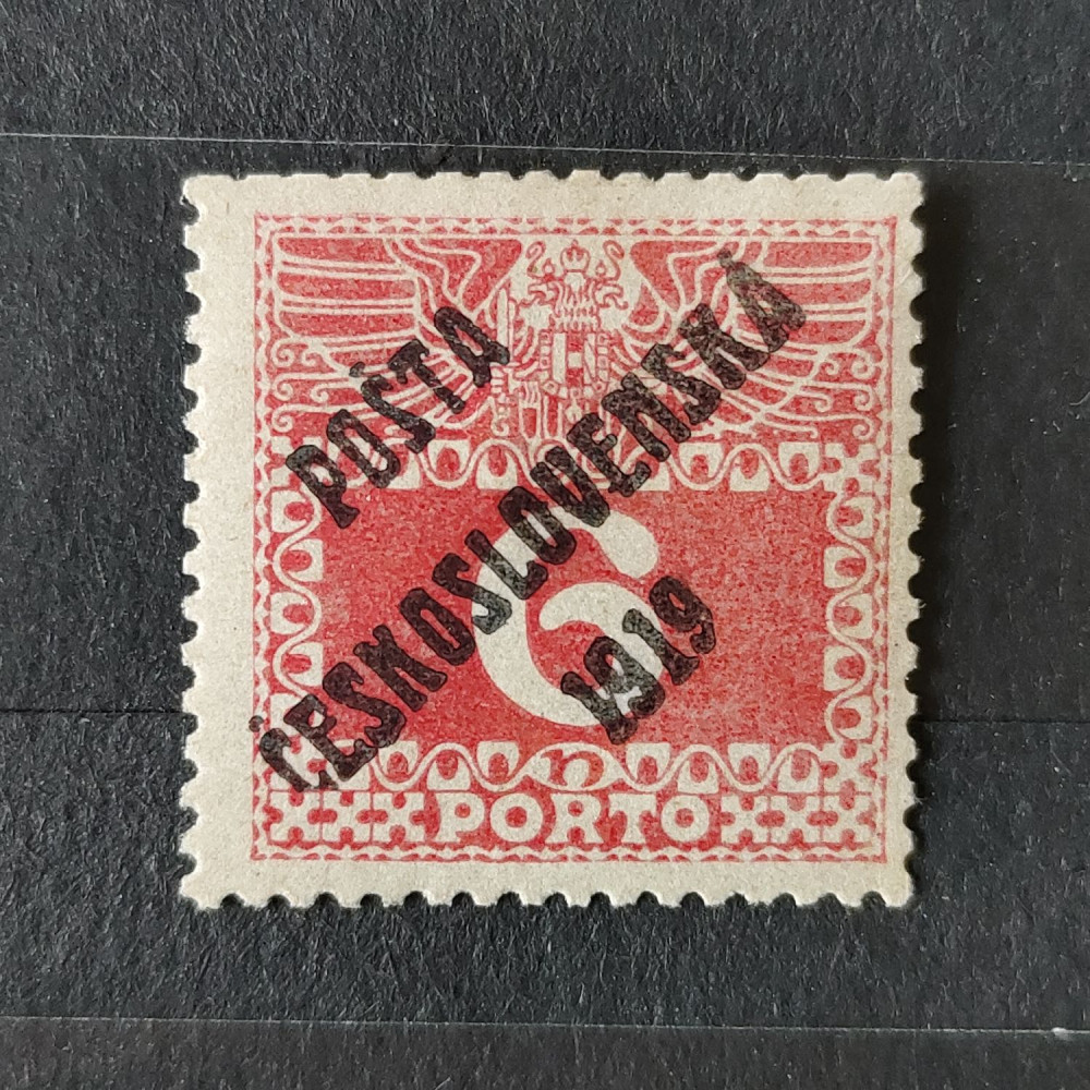 Selo Tchecoslováquia PČ 1919 , 6h, Mi.76, MH* 